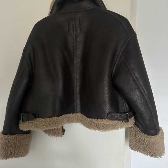 Zara leather coat - Picture 3 of 3